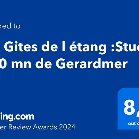 Les Gites De L Etang :Studio A 20 Mn De Gerardmer La Chapelle  Luaran gambar